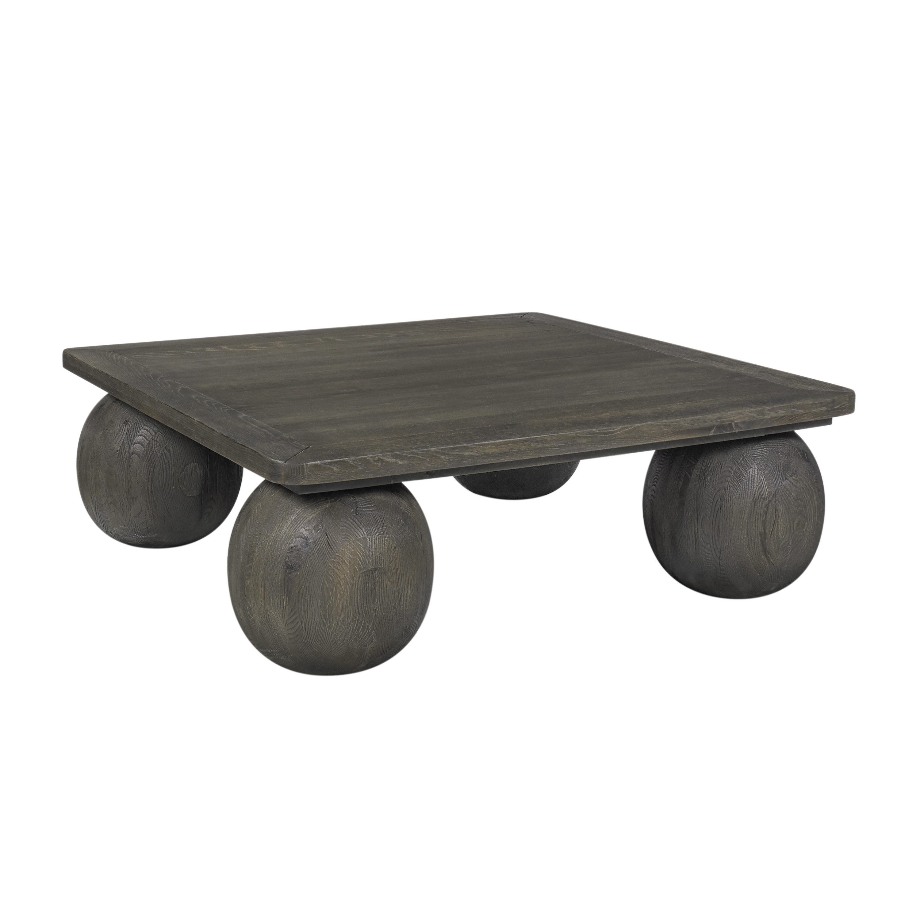 Redondo 48" Square Coffee Table Dark Brown - Image 0