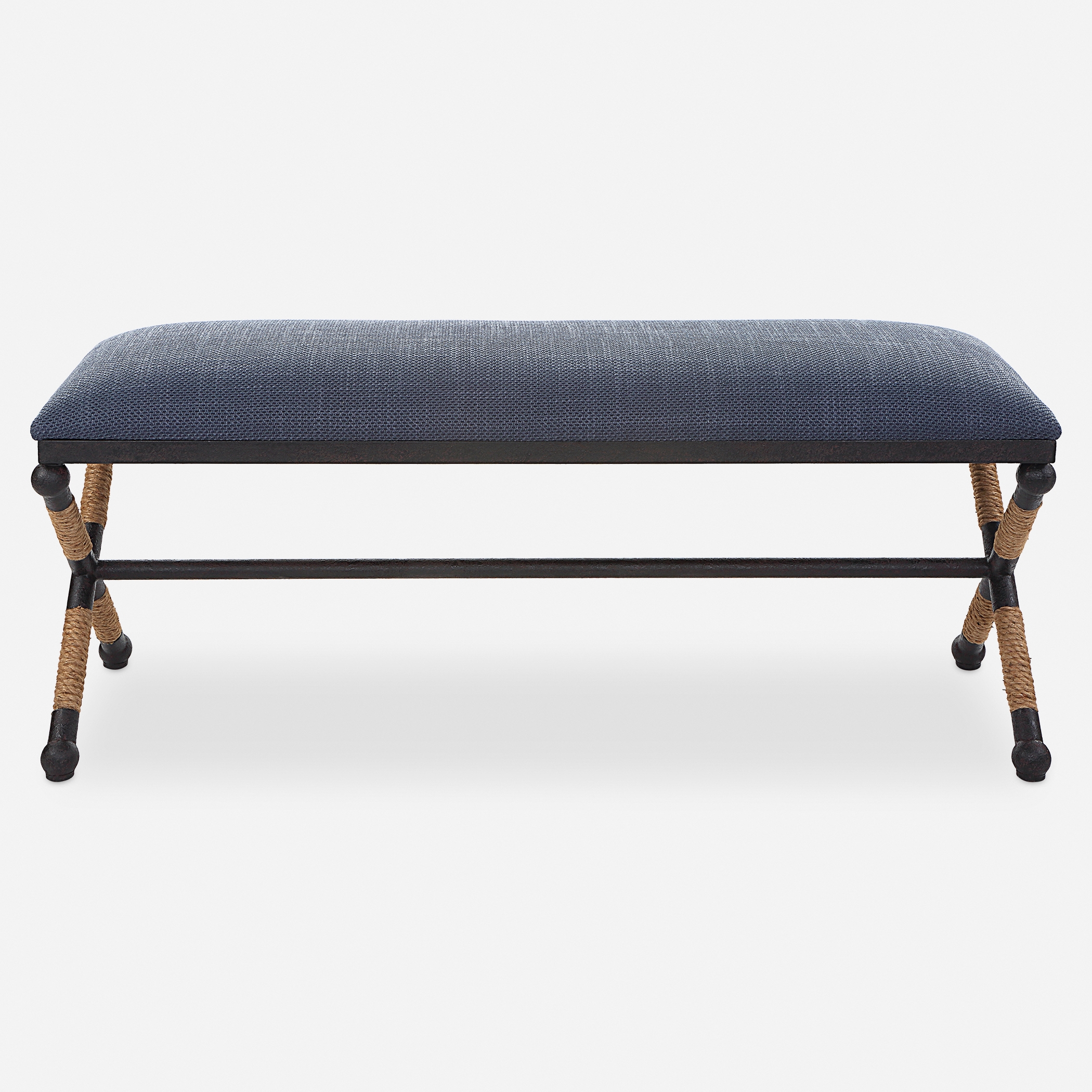 Firth Rustic Navy Bench - Image 0