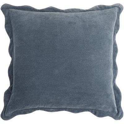 Collier Scalloped Edges Throw Pillow - Image 0