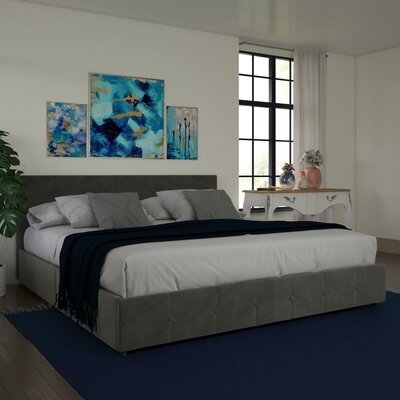 Houchins Tufted Upholstered Storage Platform Bed - Image 0