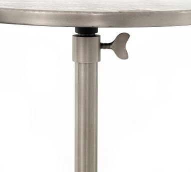 Hale Adjustable Accent Table, Brass - Image 2