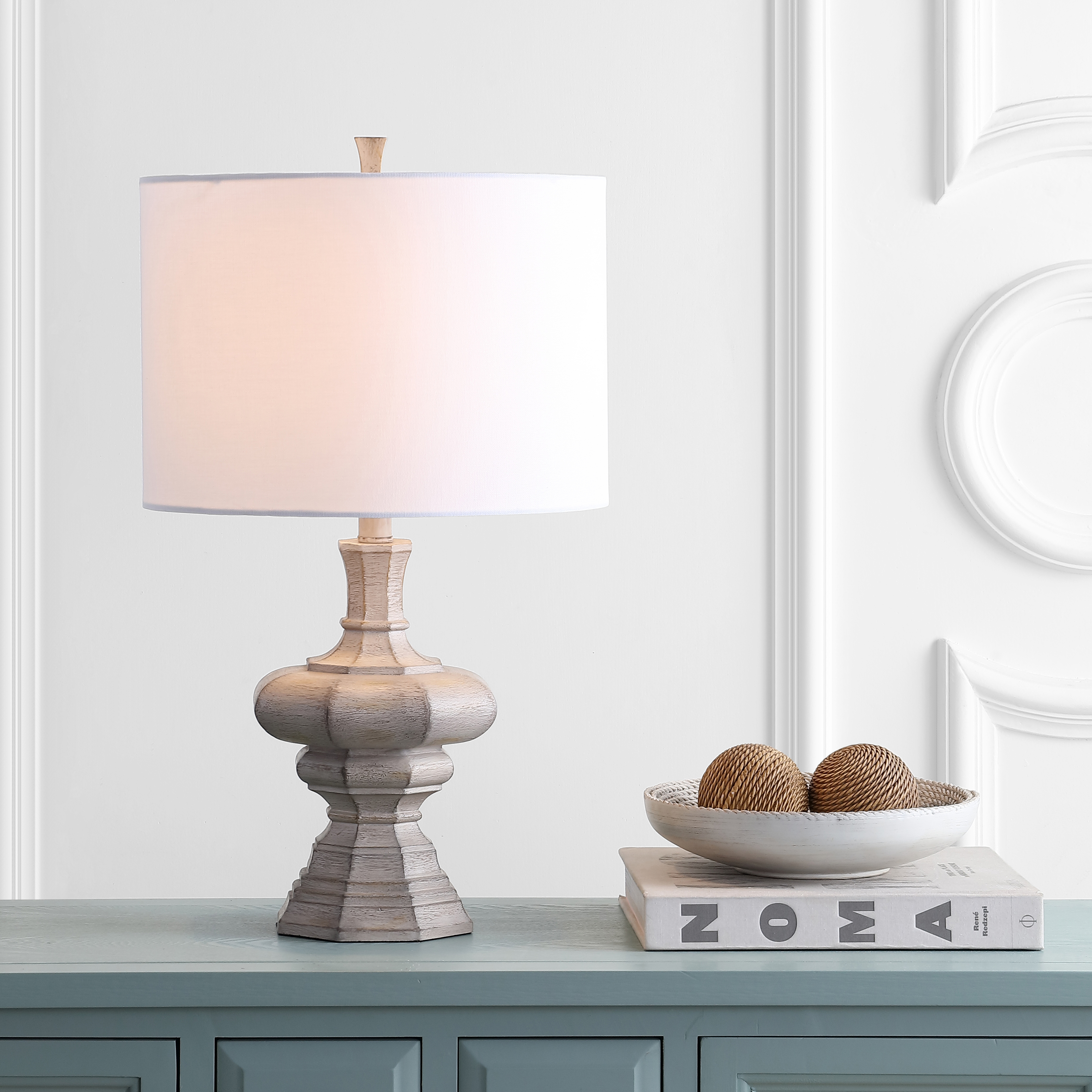 Melville Table Lamp - White Wash - Safavieh - Image 3