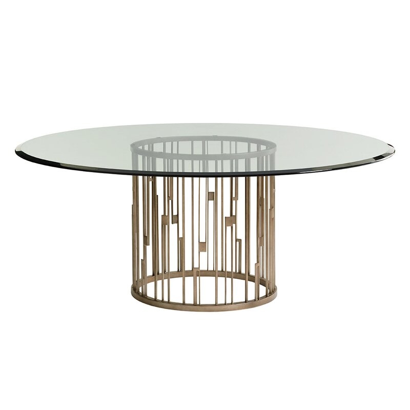 Lexington Shadow Play Dining Table Size: 28.75" H x 60" L x 60" W - Image 0