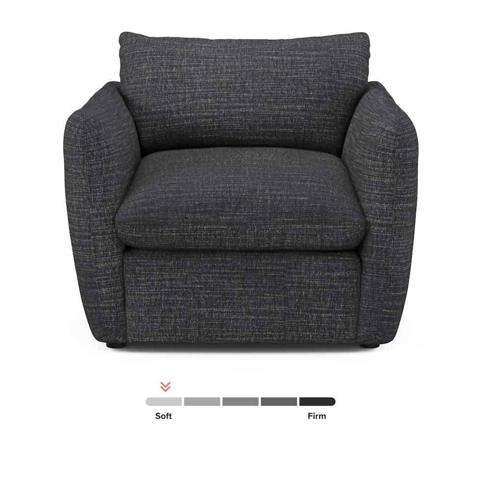 Leigh 42" Lounge Chair - Napa Charcoal - Image 2