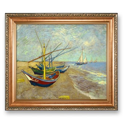 Boats At Saintes Maire By Vincent Van Gogh - Image 0