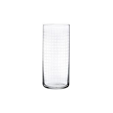 Nude Finesse Grid Long Drink Glasses, Set Of 4 - Image 1