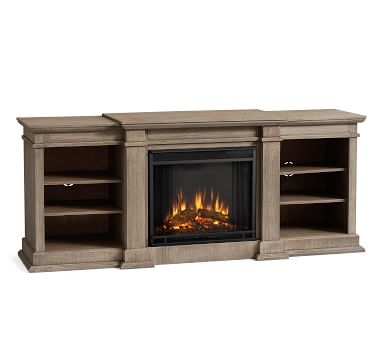 Lorraine Electric Fireplace, Gray Wash - Image 1