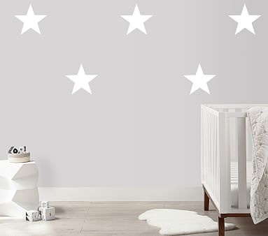 Large Stars Wall Decal, Gold - Image 1