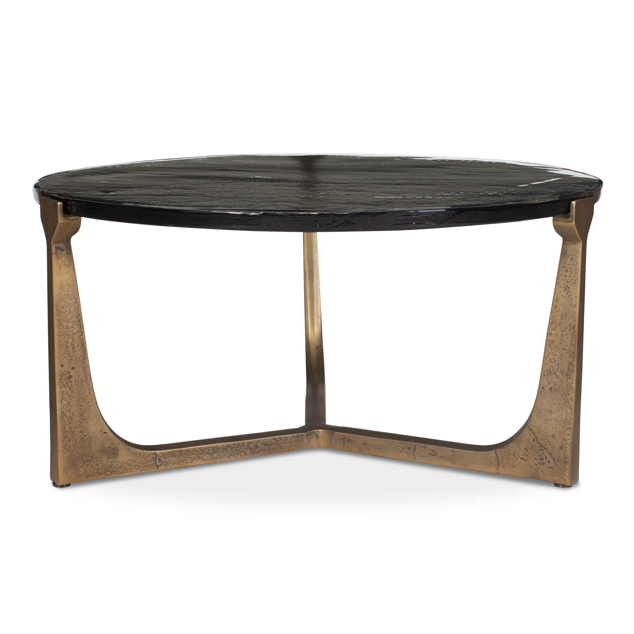Bohdi Outdoor Brass Coffee Table - Image 0