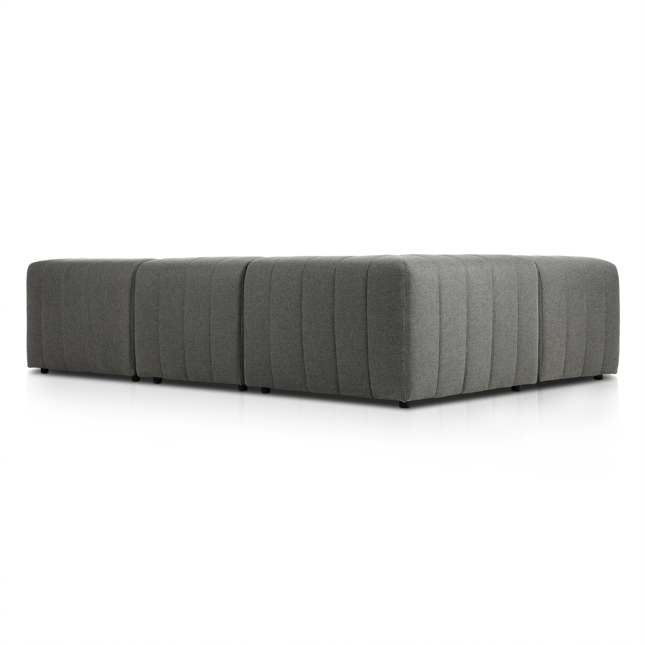 Gwen Outdoor 4-Piece Sectional - Hayes Charcoal - Image 6