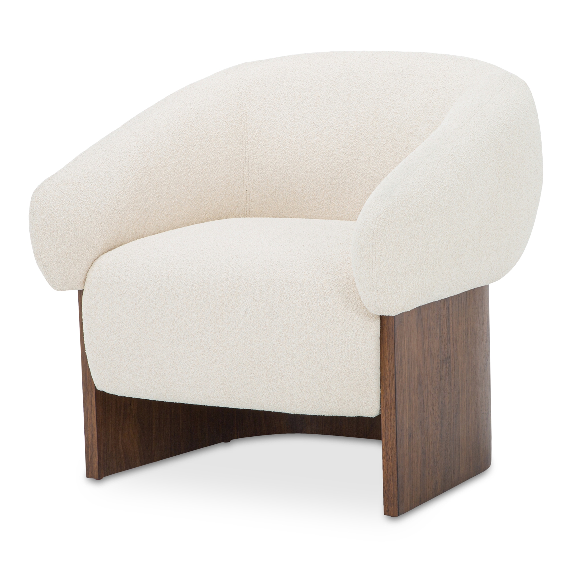 Otto Accent Chair Flecked Cream - Image 1