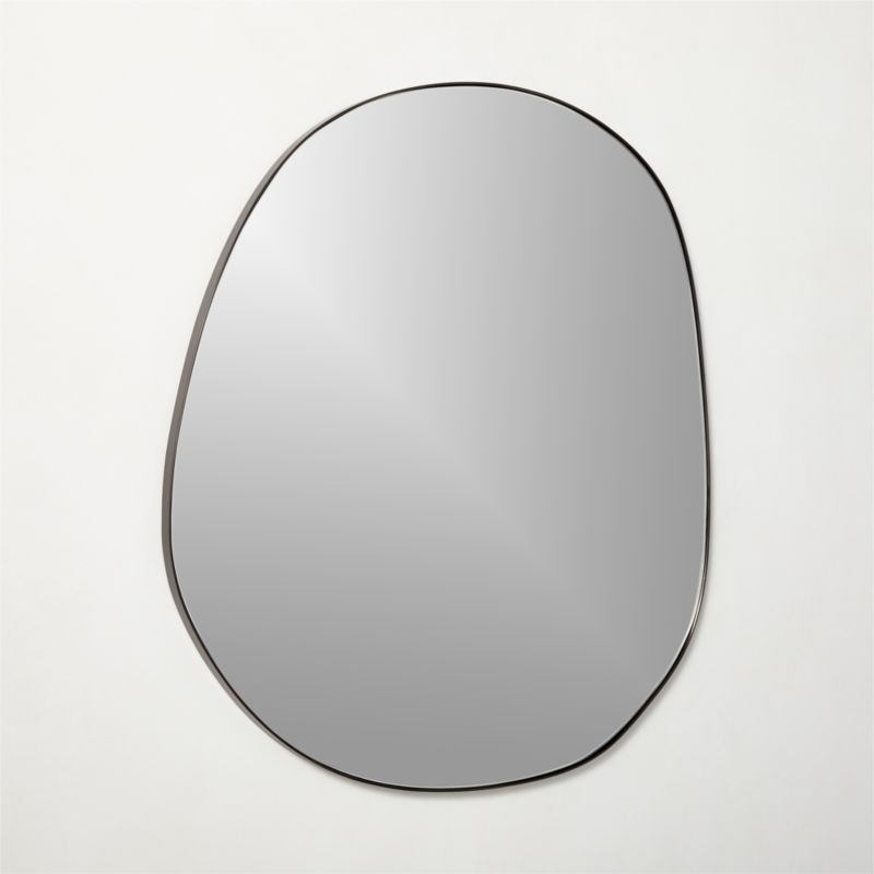 Navone Blackened Brass Wall Mirror 36''x32'' - Image 2