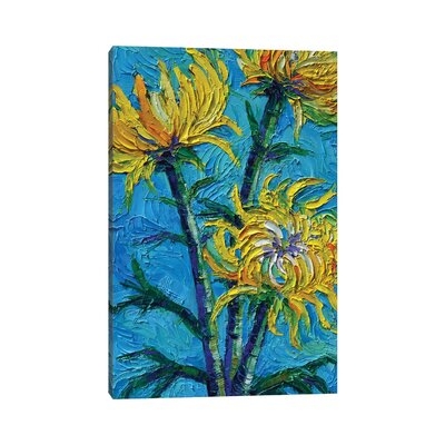 Chrysantemums Bouquet by Mona Edulesco - Gallery-Wrapped Canvas Giclée - Image 0