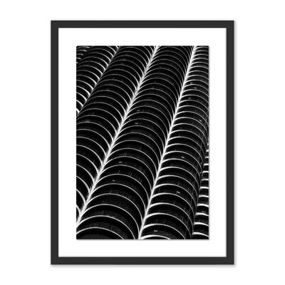 Marina City 'Marina City-Chicago' by Shawn Thomas Picture Frame Photograph Print on Paper - Image 0