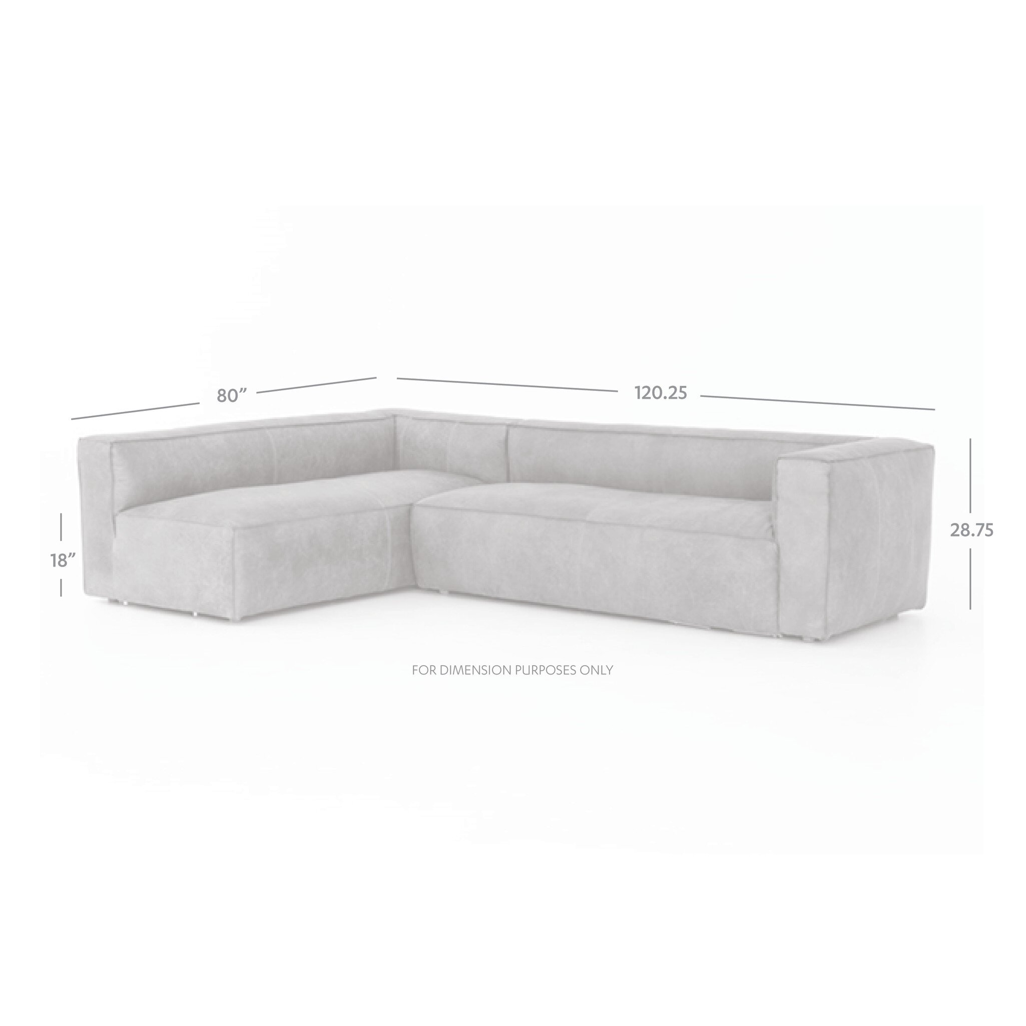 Nolita Sectional - Natural Washed Sand - Image 2