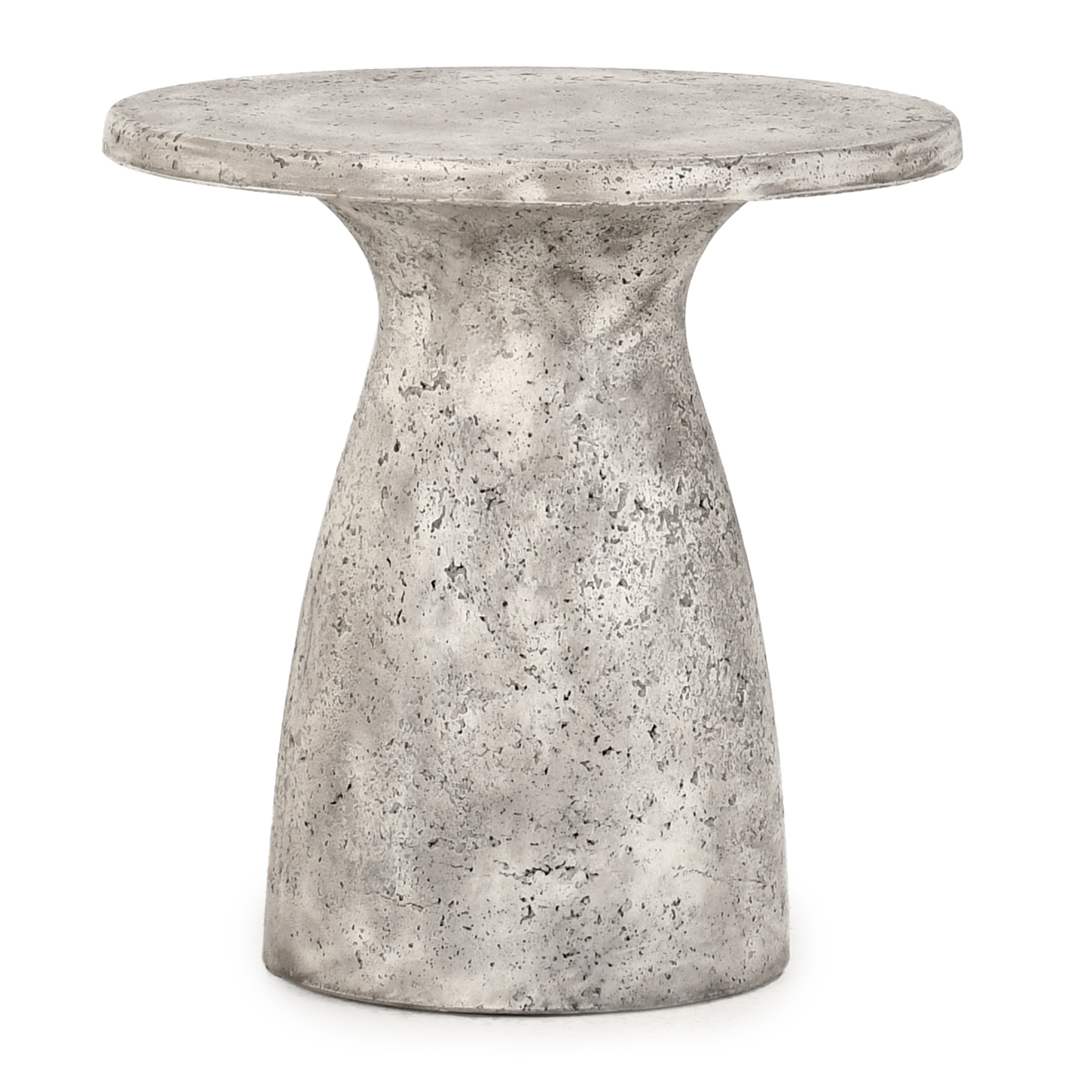 Collins 16" Outdoor Accent Table Light Gray - Image 0