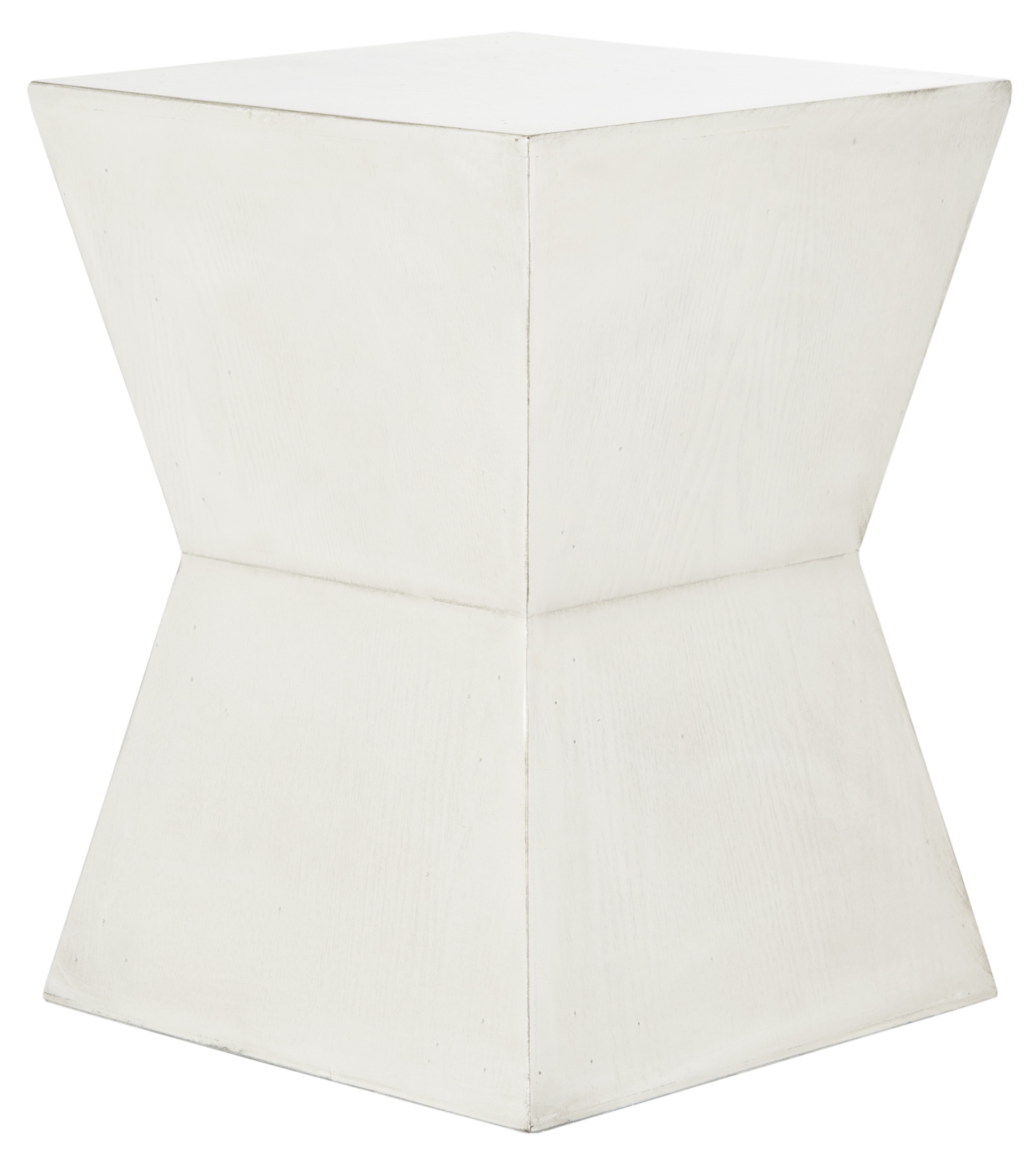 Lotem Curved Square Top Accent Table - White - Arlo Home - Image 0