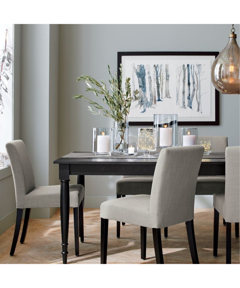 Lowe Pewter Upholstered Dining Chair. - Image 1