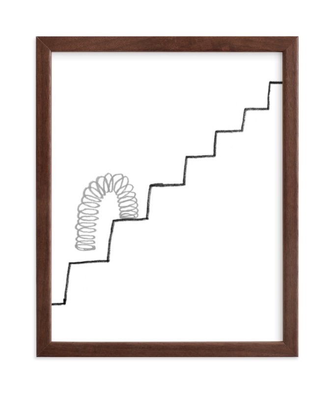 Slinky On The Stairs Limited Edition Fine Art Print 1 - Image 0