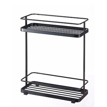 2-Tiered Shower Caddy, Black - Image 0