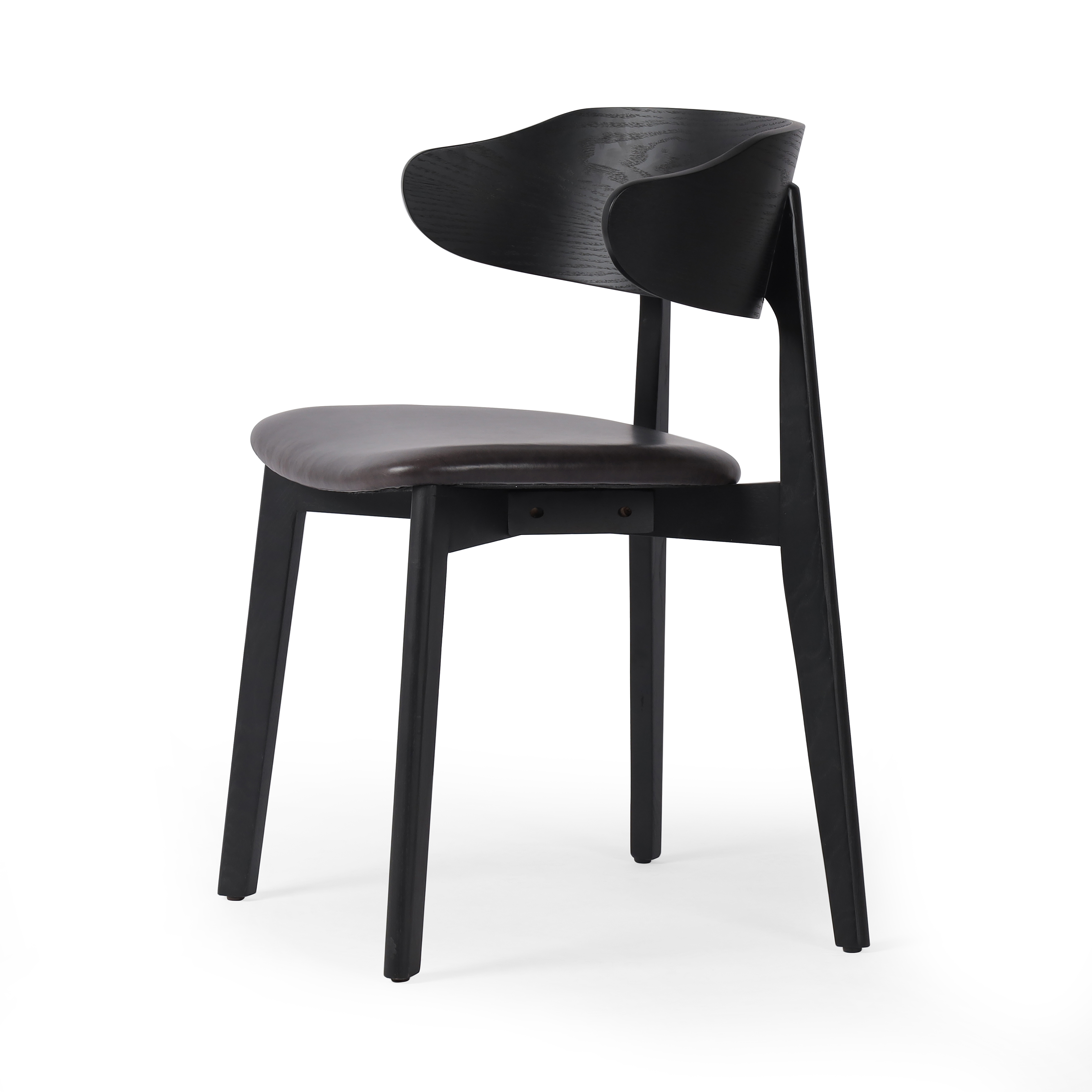 Franco Upholstered Din Chair-Snm Blk - Image 2