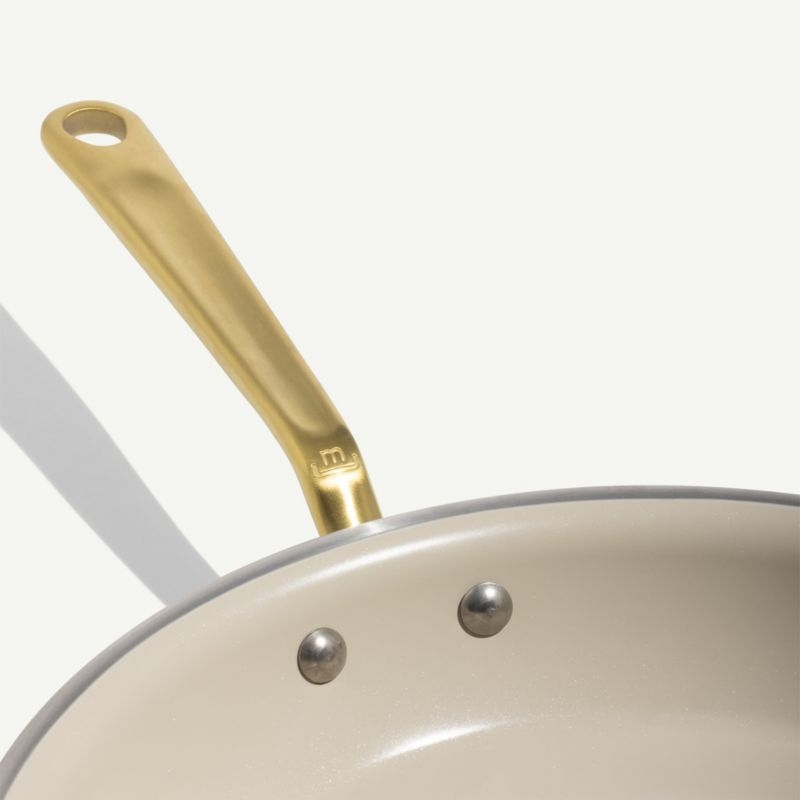 Made In CeramiClad™ Non-Stick 12" Fry Pan with Brass Hardware - Image 5