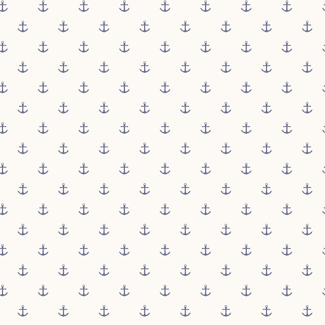 Galerie Wallcoverings Deauville 2 Anchor Motif 33' L x 21"" W Wallpaper Roll - Image 0