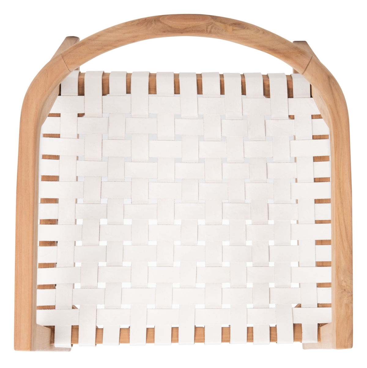 Willa Rocking Dining Chair - White/Natural - Safavieh - Image 4