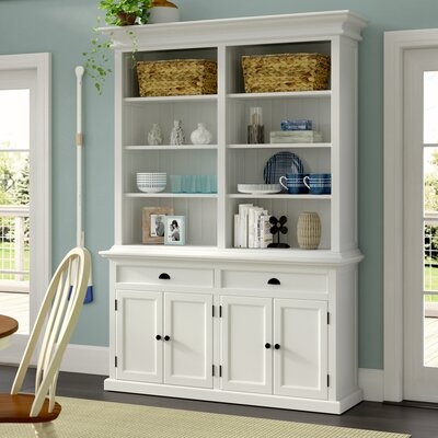 Sorrento 86.61" H x 62.99" W Library Bookcase - Image 0