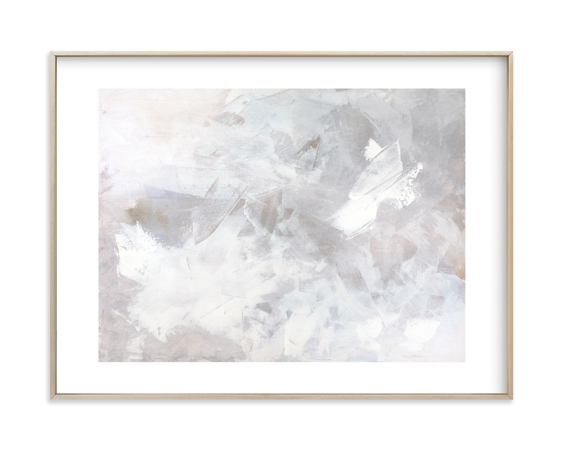 Melody In White Art Print - Image 0