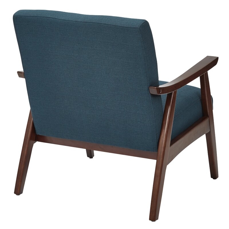 Newnan 26.5" Wide Polyester Lounge Chair, Blue - Image 2