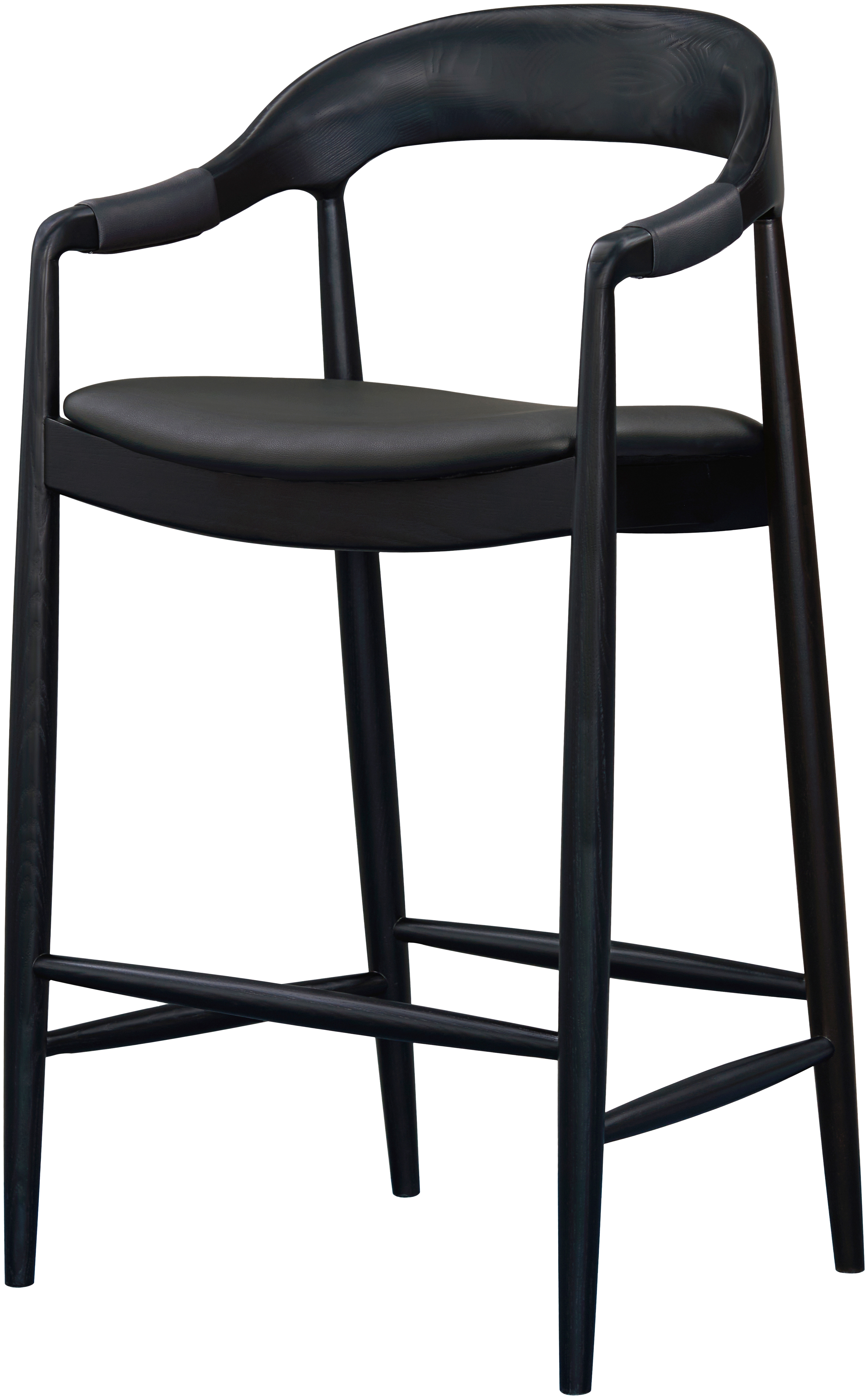 Kisco Faux Leather 43"H x 24"W x 19"D Bar Stool - Image 0