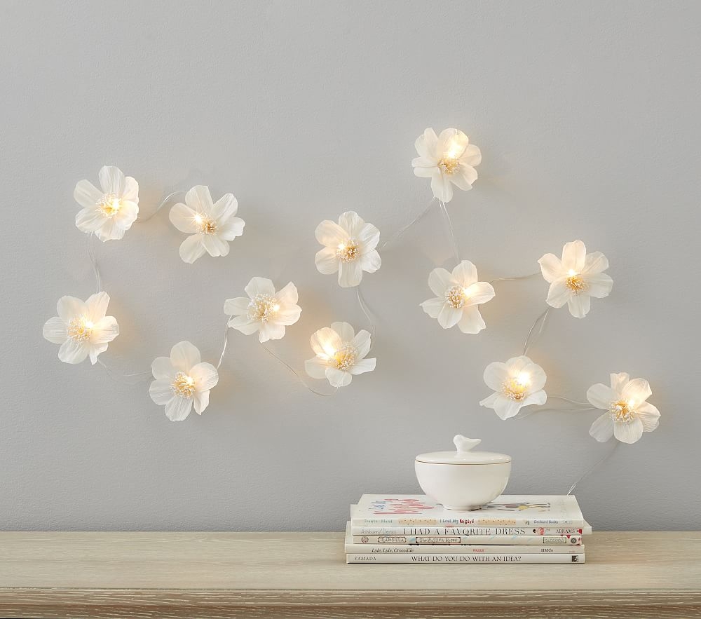 Crepe Paper Flower String Lights - Image 0