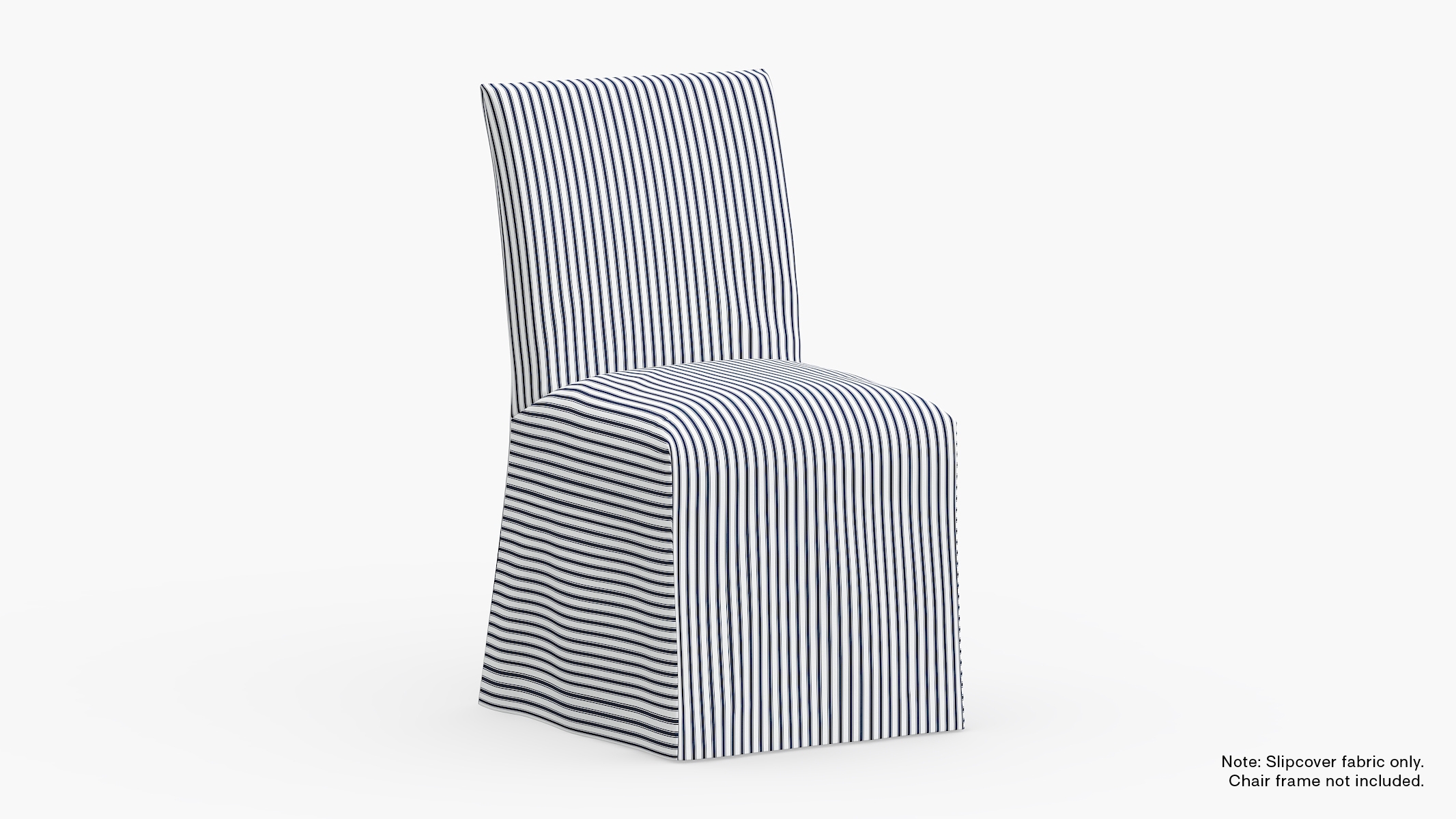 Extra Slipcover, Navy Classic Ticking Stripe - Image 0