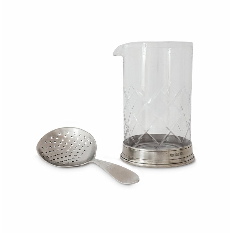 MATCH Mixing Glass And Cocktail Strainer Set - Image 0
