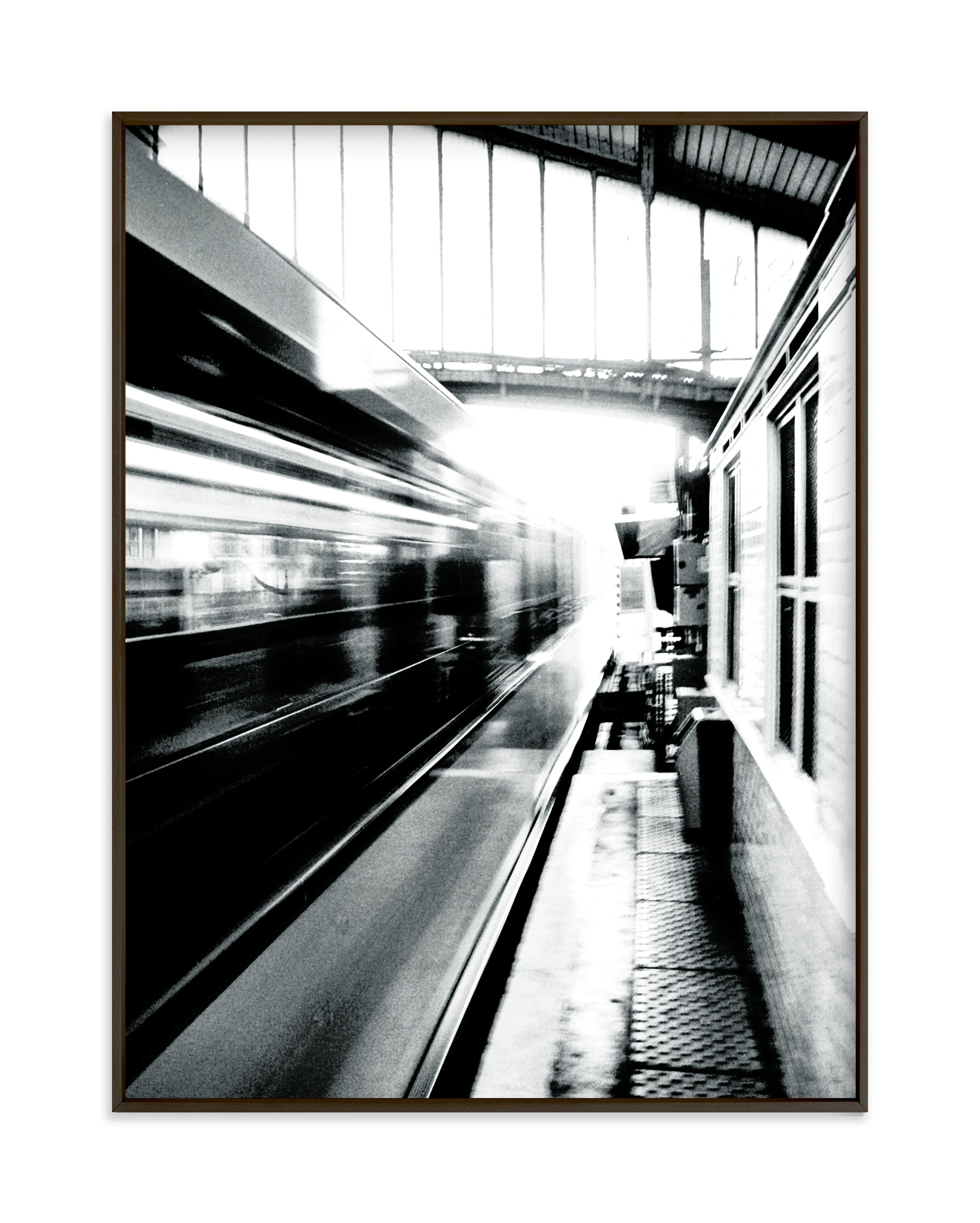 Riding On The Metro Art Print - Image 0