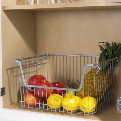 Powder Coated Steel Wire Fabric Basket - Image 0