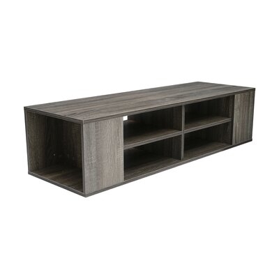 Wall Mounted Media Console,Floating TV Kayetta Component Shelf With Height Adjustable - Image 0