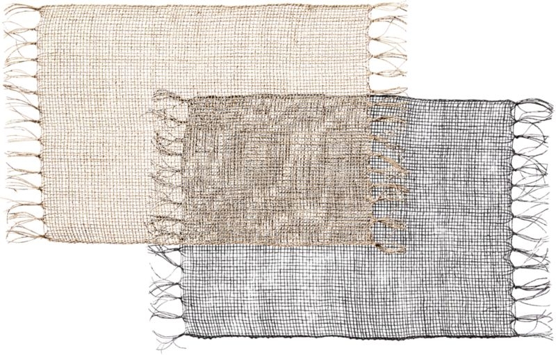 Open Weave Natural Woven Placemat - Image 5