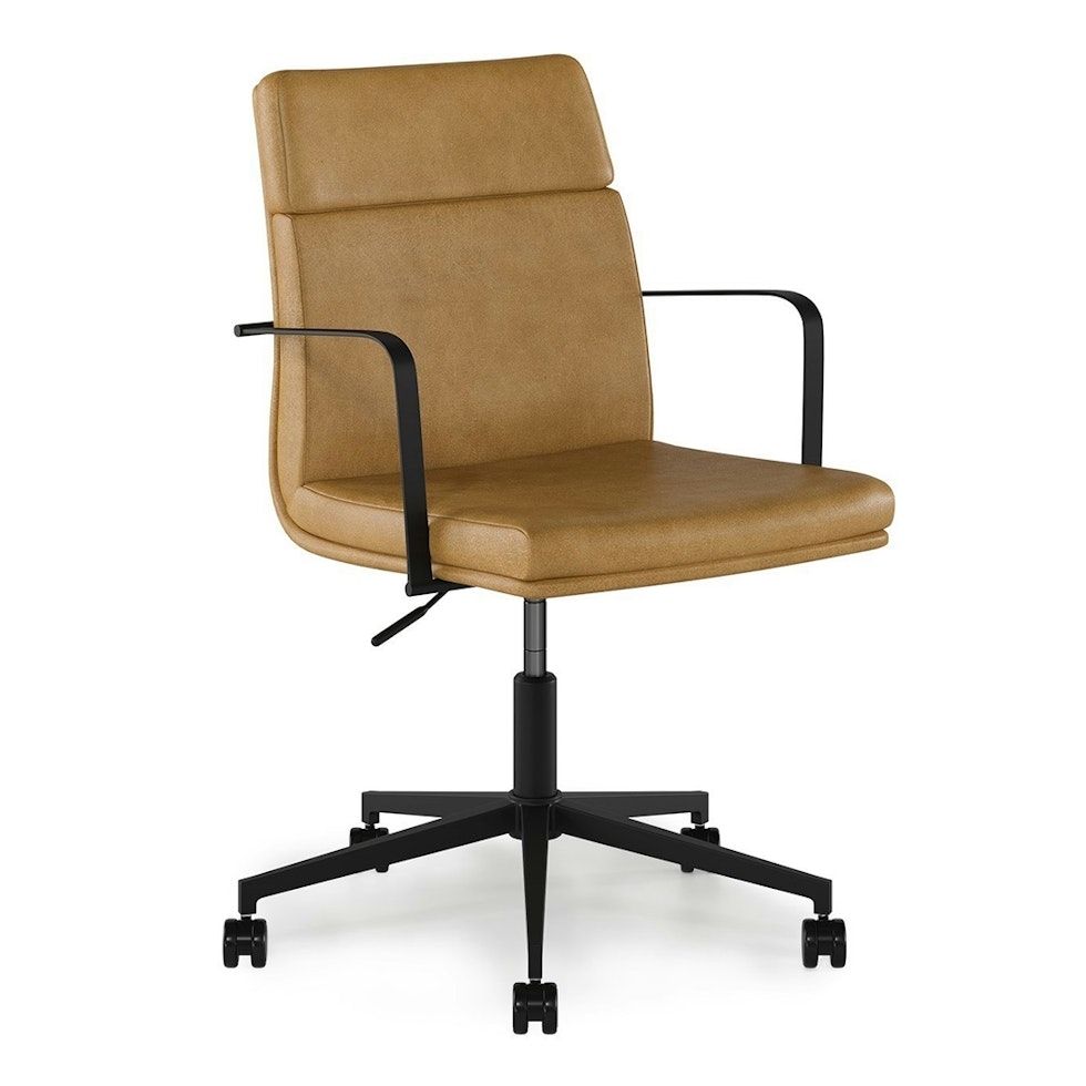 Gerven Leather Office Chair - Charme Tan - Image 0