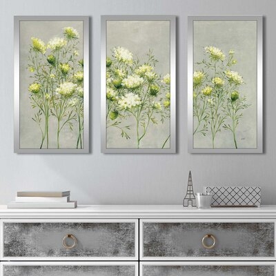 "Queen Annes Lace" 3 Piece Print On Acrylic - Image 0