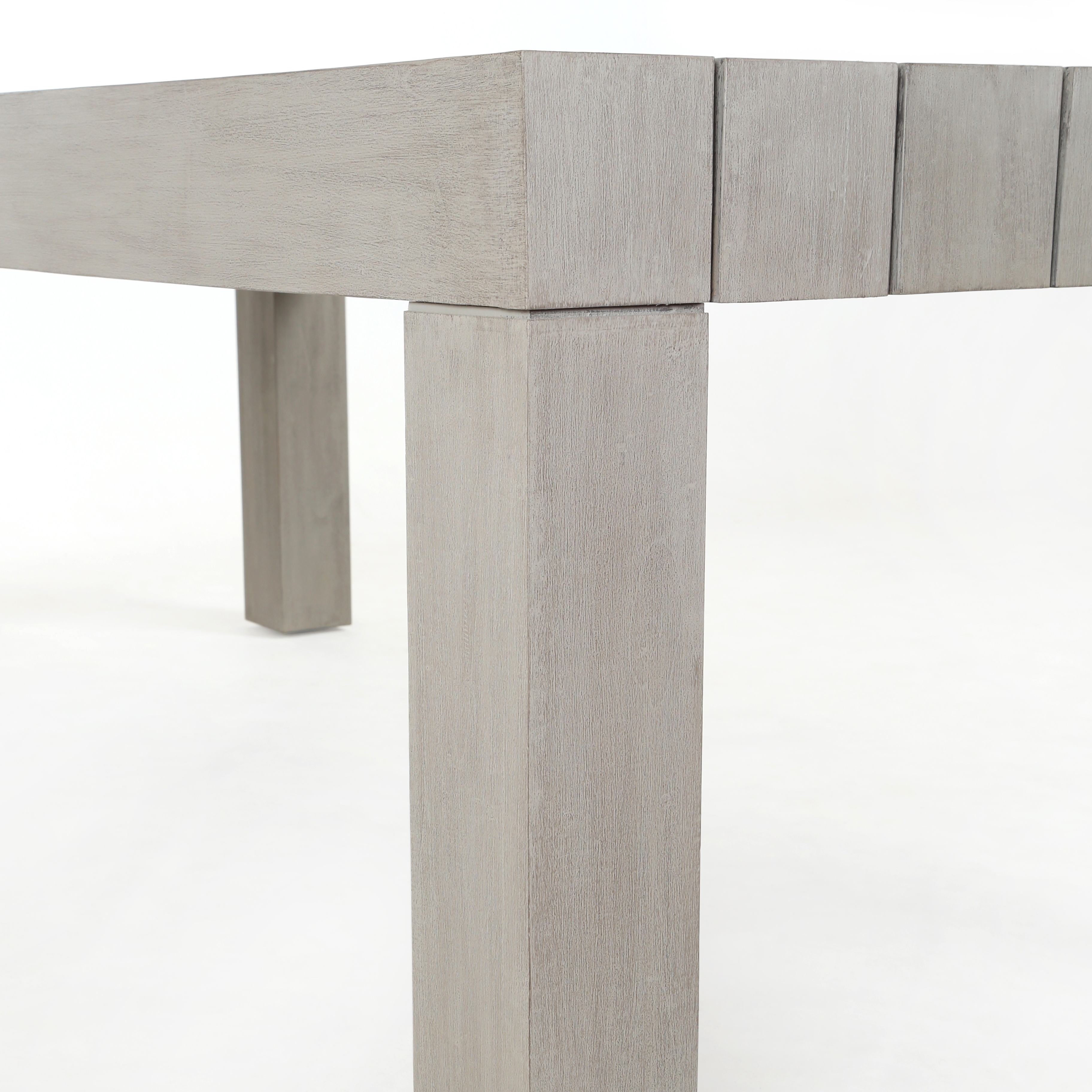 Sonora Outdoor Dining Table - Weathered Grey - Image 2