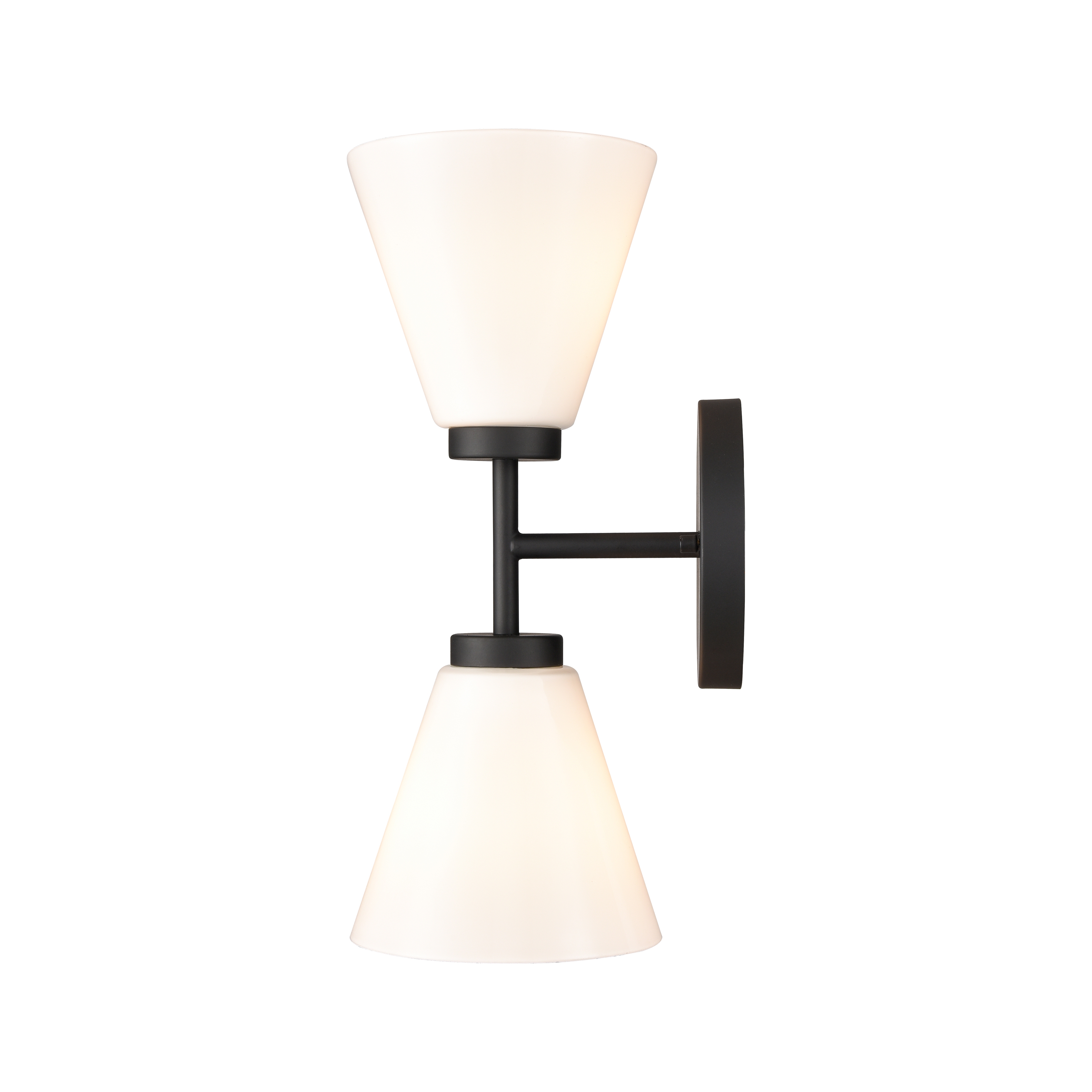 Houghton 15'' High 2-Light Vanity Light - Matte Black - Image 3