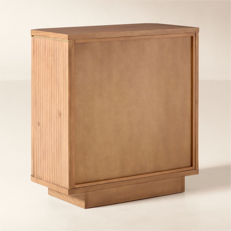 Davison 30" Fluted Oak Cabinet - Image 3