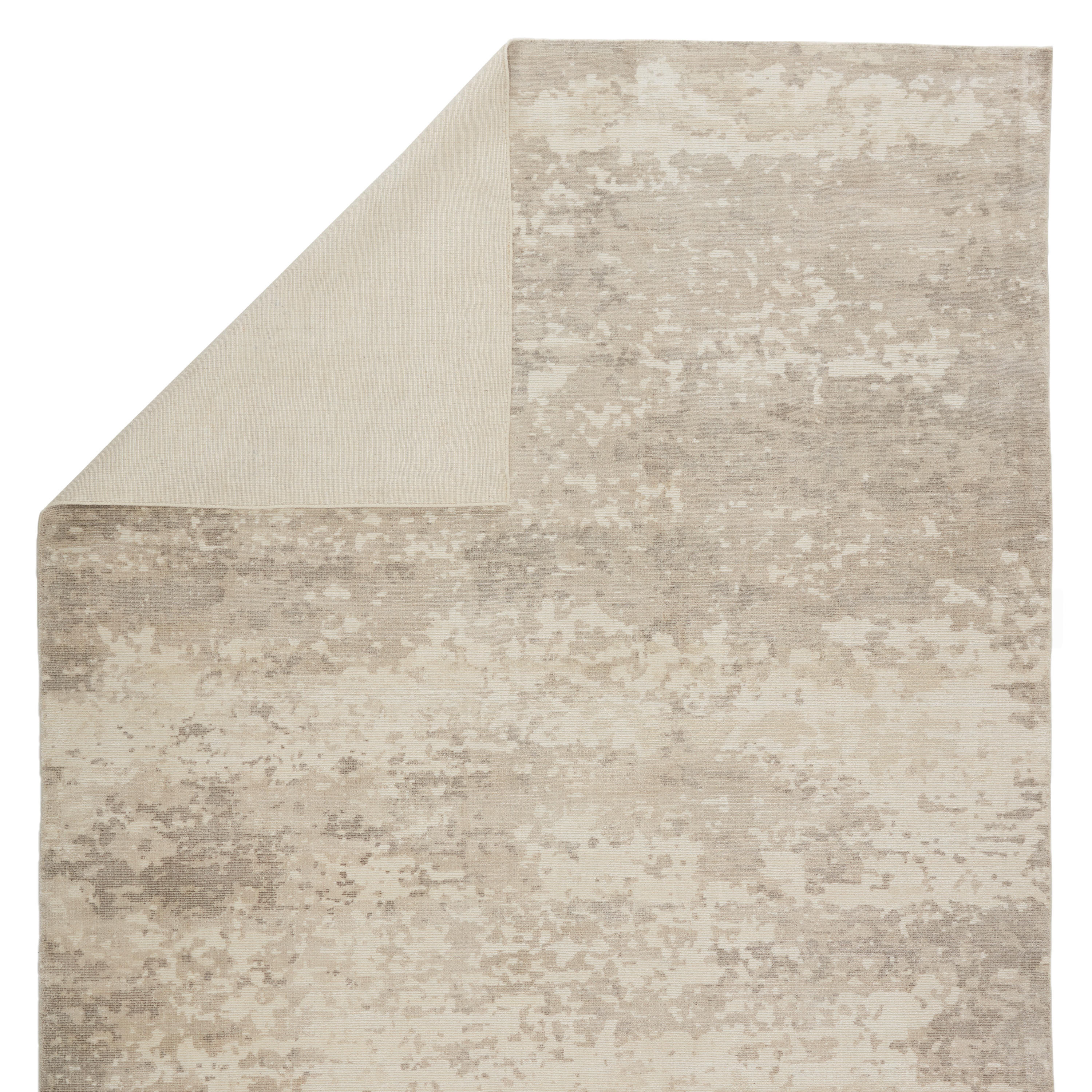 Barclay Butera by Retreat Handmade Abstract Light Gray/ Ivory Area Rug (5'X8') - Image 2