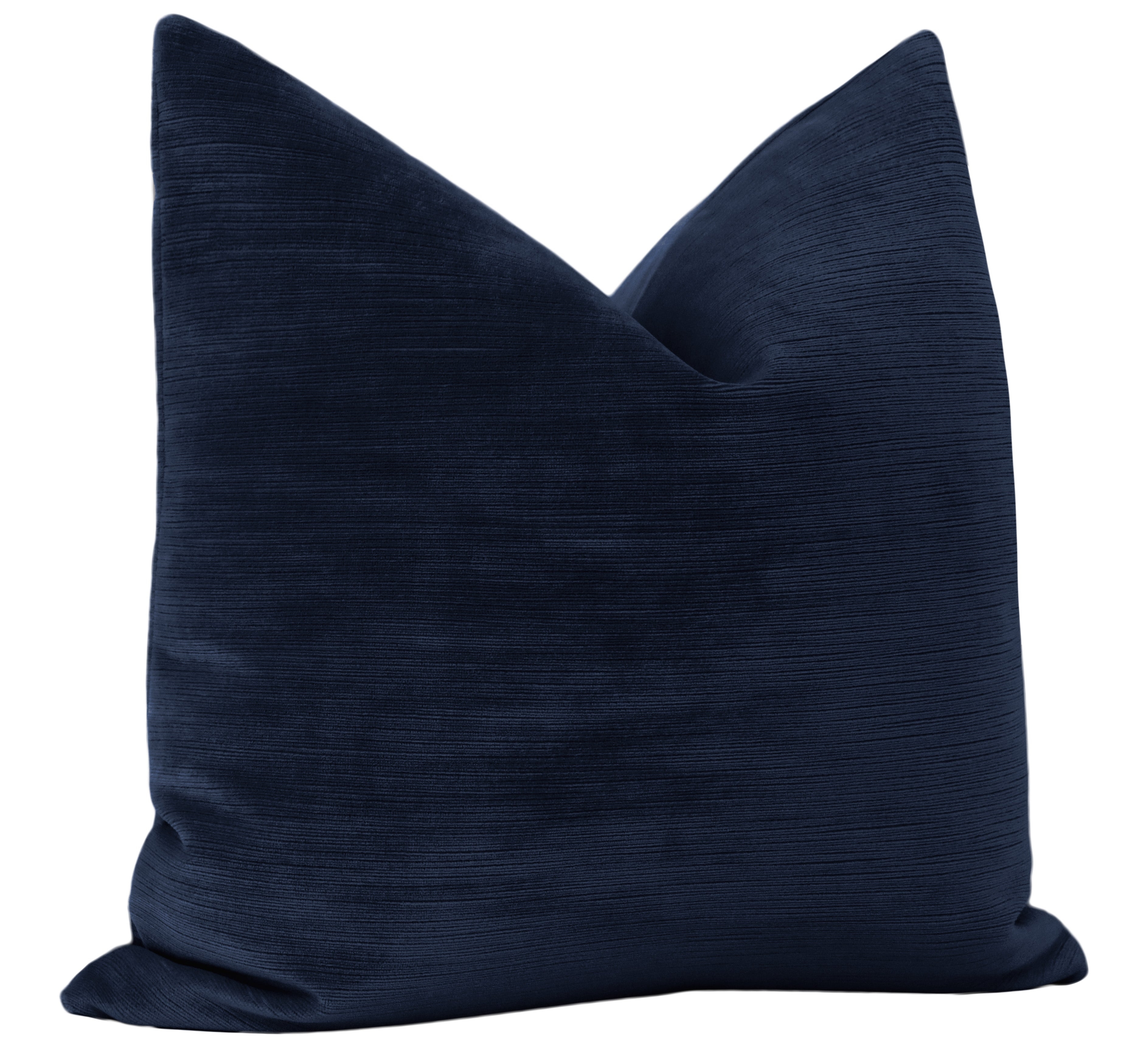 STRIE VELVET // NAVY BLUE - BY THE YARD - Image 1