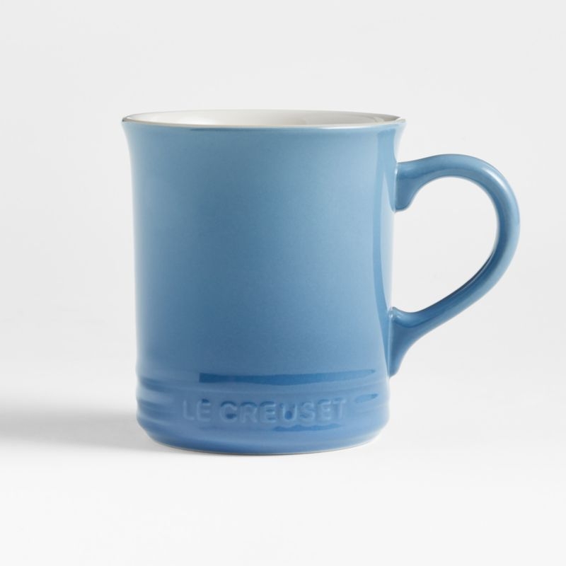 Le Creuset ® 14-oz. Chambray Blue Mugs, Set of 4 - Image 3