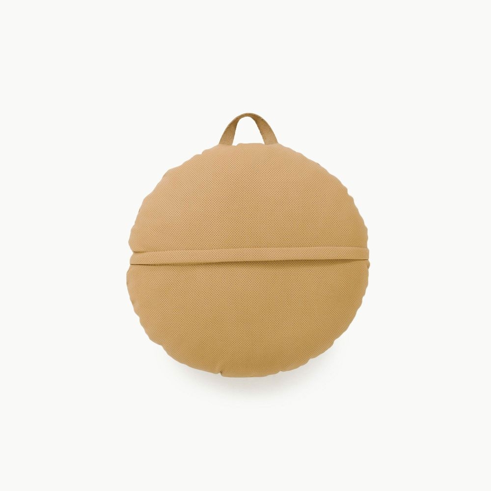 Camel Circle Mini Floor Cushion - Image 0