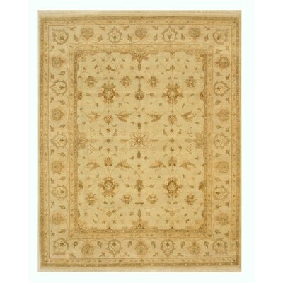 One-of-a-Kind Geer Hand-Knotted Beige 8' x 10' Wool Area Rug - Image 0