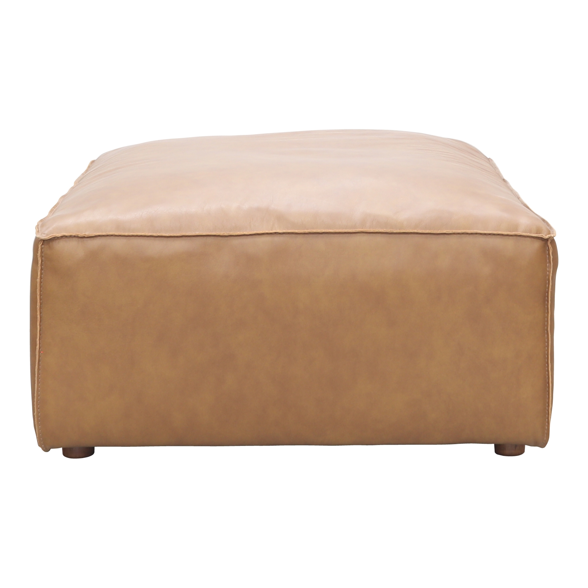 Form Ottoman Sonoran Tan Leather - Image 2
